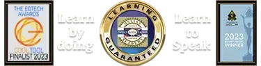 Learn by doing, learn to speak.