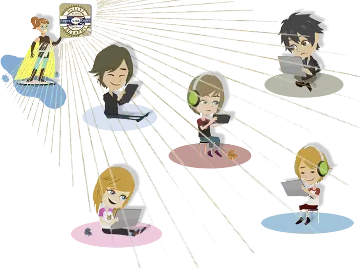 Using laptops, tablets, and mobile, kids improve their English speaking skills from the Online Kids Academy Language Learning Platform. Kids learning English using the Online Kids Academy Language Learning Platform